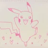 Pokemon - Iridescent Pikachu 4" Faux Leather Zip-Around Wallet
