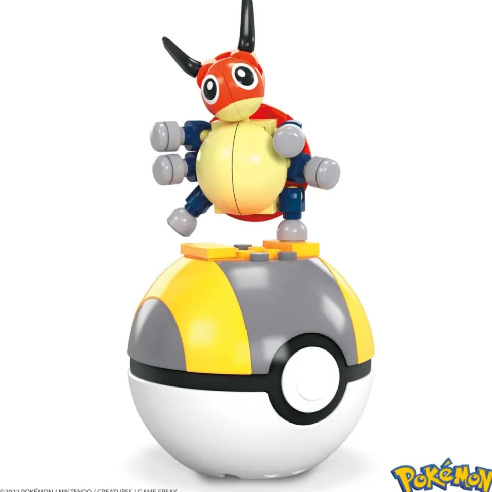 Pokemon - Ledyba Pokeball Mega Construx Construction Set Mini Figure (38 Pieces)