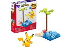 Pokemon - Pikachu's Beach Splash Adventure Builder Mega Construx Construction Set (79 Pieces)