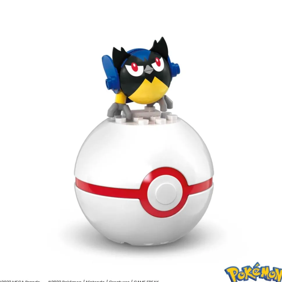 Pokemon - Rookidee Pokeball Mega Construx Construction Set Mini Figure (22 Pieces)