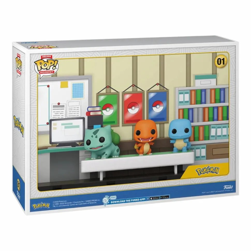 Pokemon - Starter Pokemon Bulbasaur, Charmander & Squirtle Pop! Moment Vinyl Figure