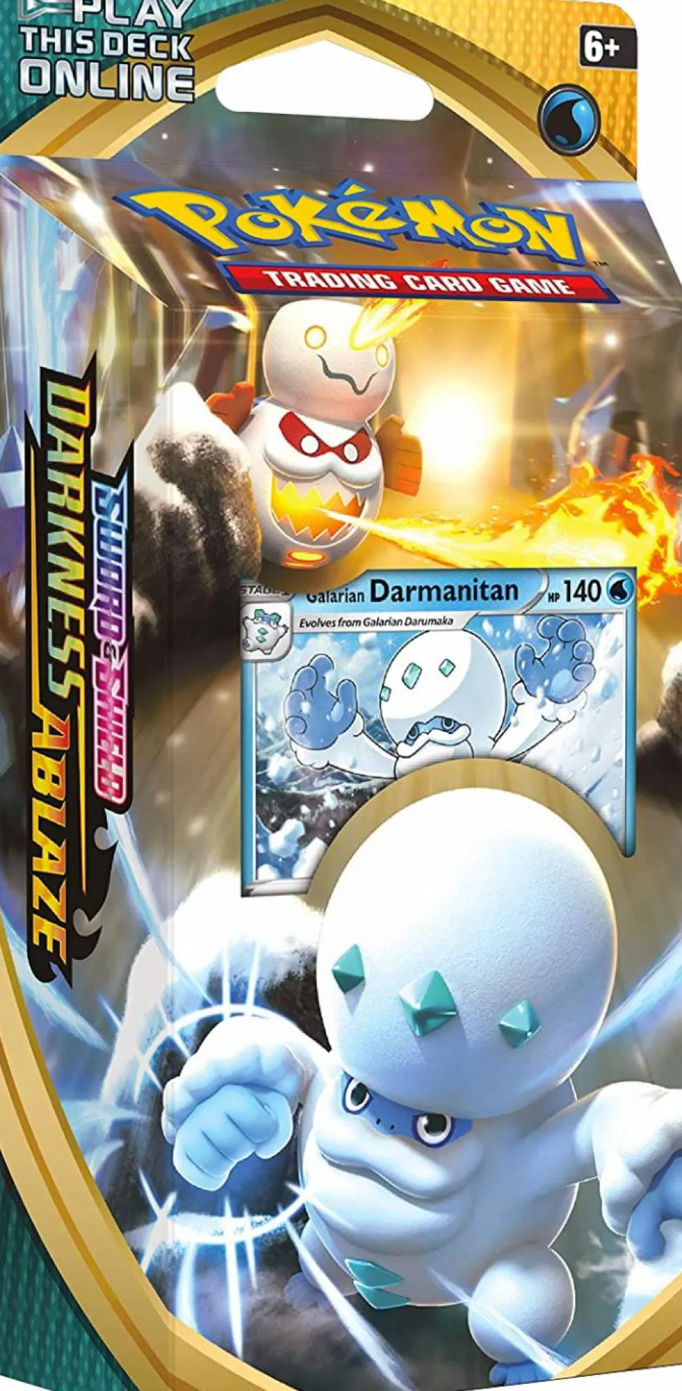 Pokemon - Sword & Shield Darkness Ablaze Galarian Darmanitan Theme Deck