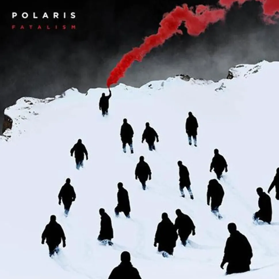 Polaris - Fatalism LP Vinyl Record (White/Red Marbled Coloured Vinyl)