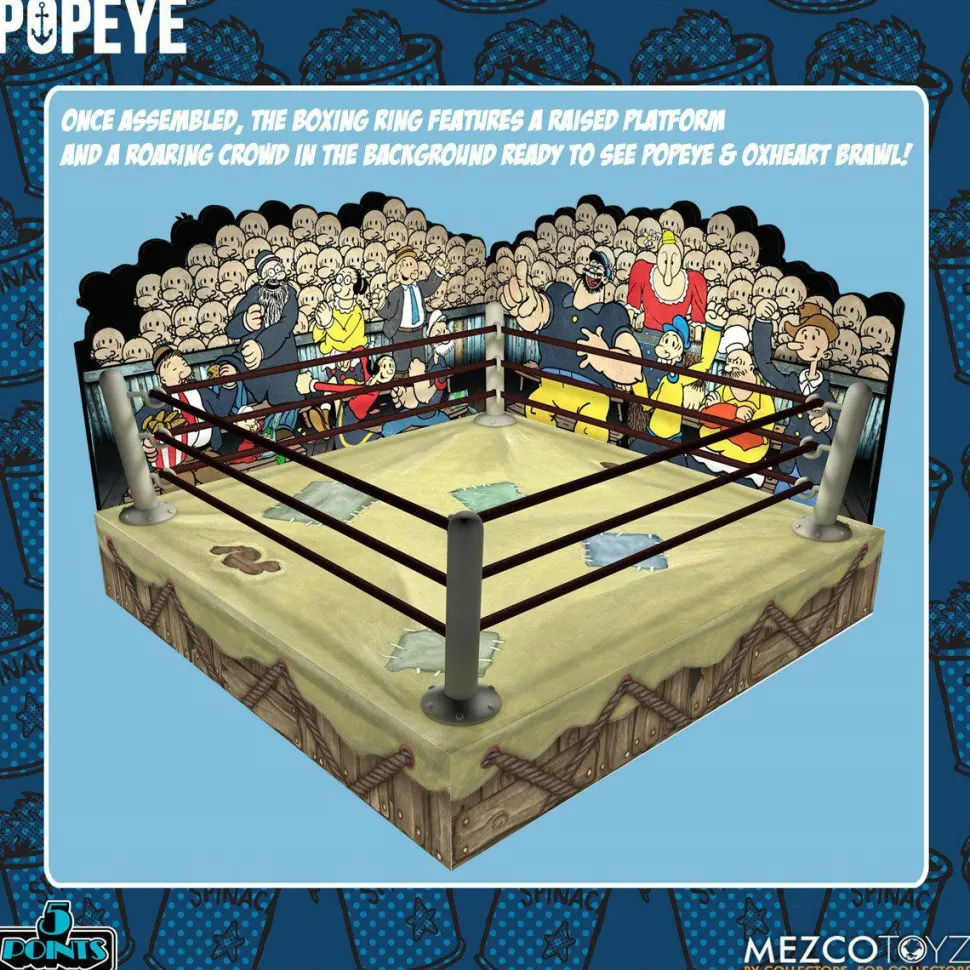Popeye - Popeye & Oxheart 5-Points 3.75” Action Figure 2-Pack