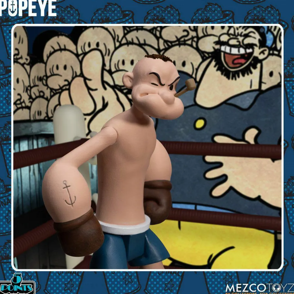 Popeye - Popeye & Oxheart 5-Points 3.75” Action Figure 2-Pack