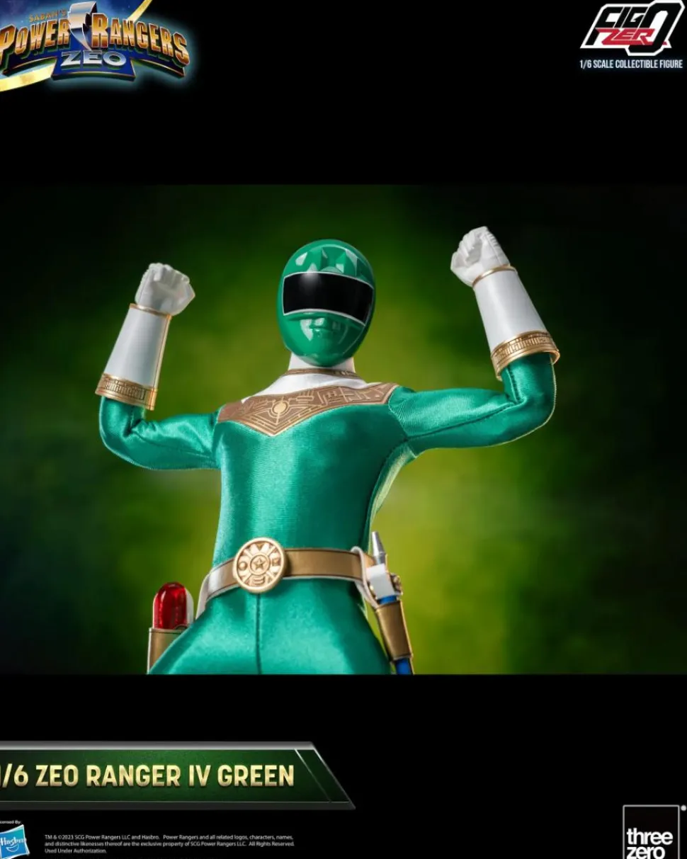 Power Rangers Zeo - Ranger IV Green FigZero 1/6th Scale Action Figure