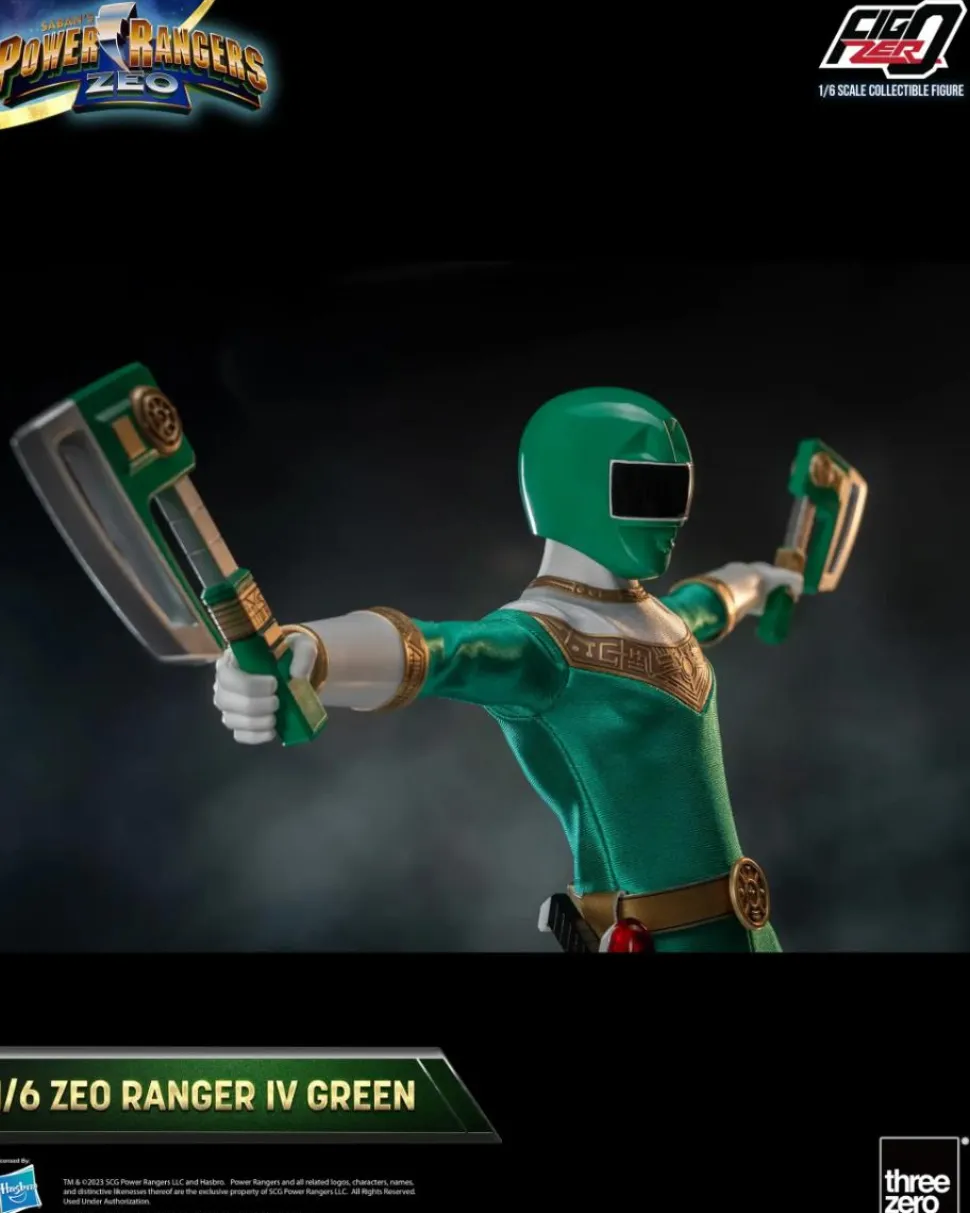 Power Rangers Zeo - Ranger IV Green FigZero 1/6th Scale Action Figure