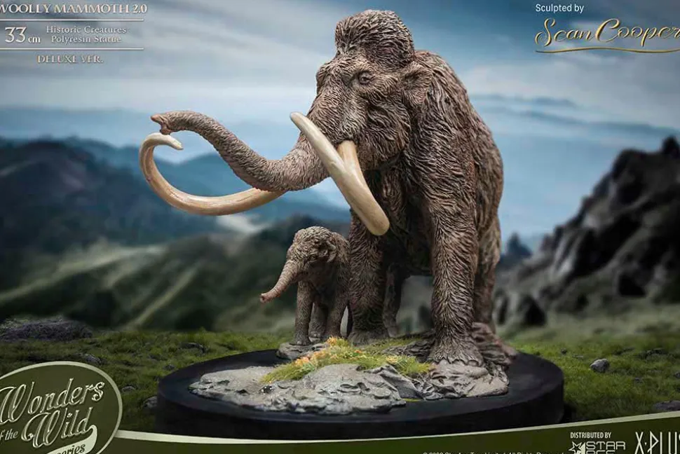 Prehistoric Creatures - Woolly Mammoth 2.0 Deluxe Statue