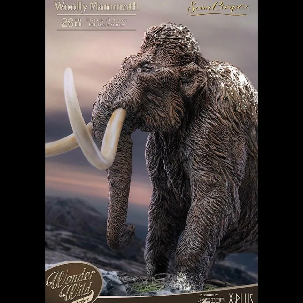 Prehistoric Creatures - Woolly Mammoth Wonder Wild Series 11” Statue