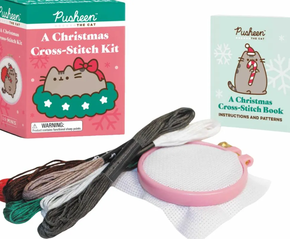 Pusheen - A Christmas Cross-Stitch Kit