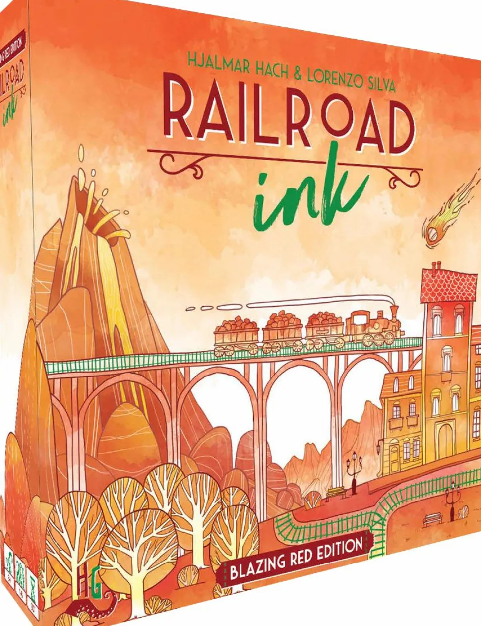 Railroad Ink - Blazing Red Edition Board Game
