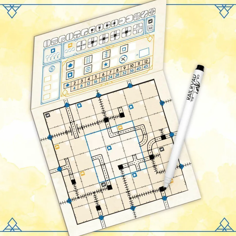 Railroad Ink: Challenge - Shining Yellow Edition Board Game