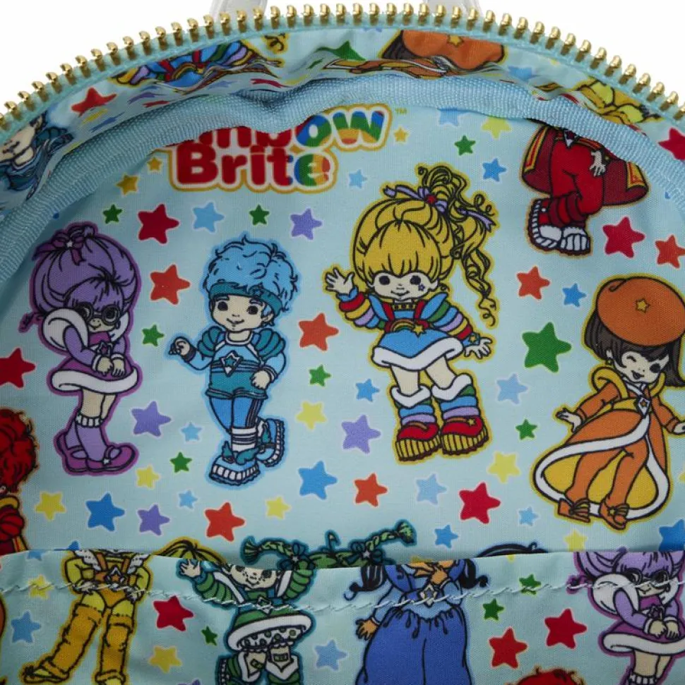 Rainbow Brite - Color Castle 10" Faux Leather Mini Backpack