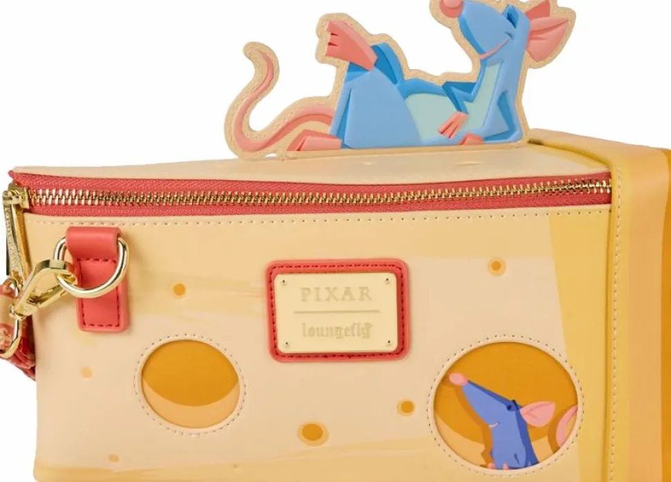 Ratatouille - Remy & Emile Cheese 6" Faux Leather Crossbody Bag