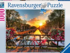 Ravensburger - Bicycles in Amsterdam 1000 Piece Jigsaw Puzzle