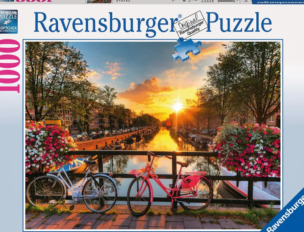 Ravensburger - Bicycles in Amsterdam 1000 Piece Jigsaw Puzzle