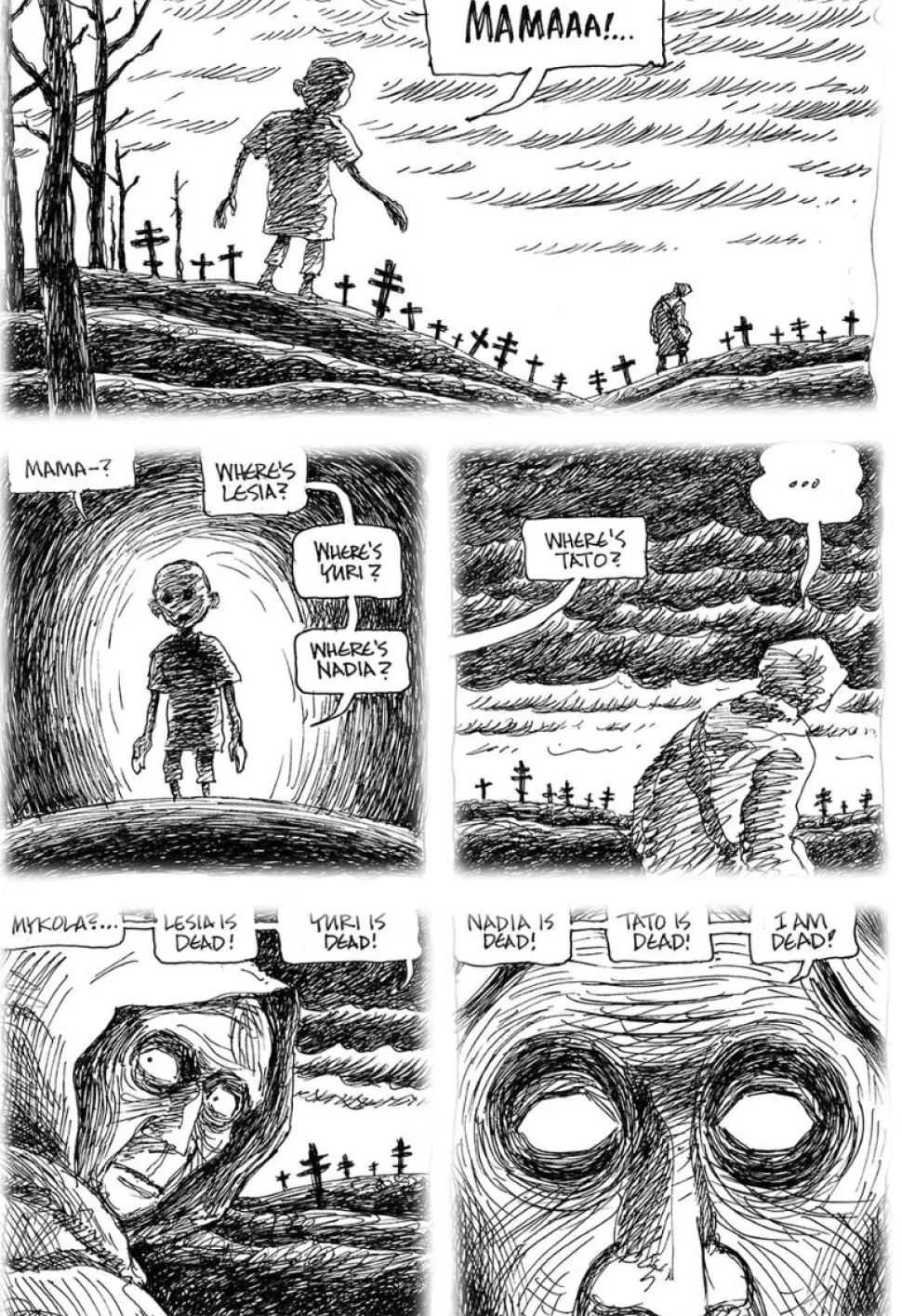 Red Harvest: A Graphic Novel of the Terror Famine in 1930s Soviet Ukraine by Michael Cherkas Hardcover Book