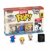 Retro Toys - Mr. Monopoly, Barrel of Monkeys, Stretch Armstrong & Mystery Bitty Pop! Vinyl Figure 4-Pack