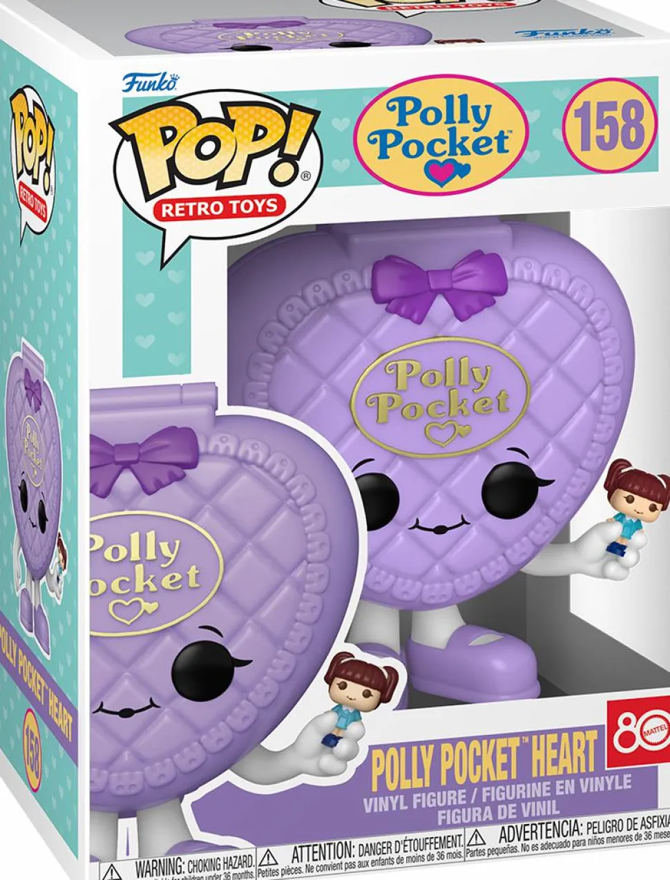 Retro Toys: Polly Pocket - Polly Pocket Heart Pop! Vinyl Figure