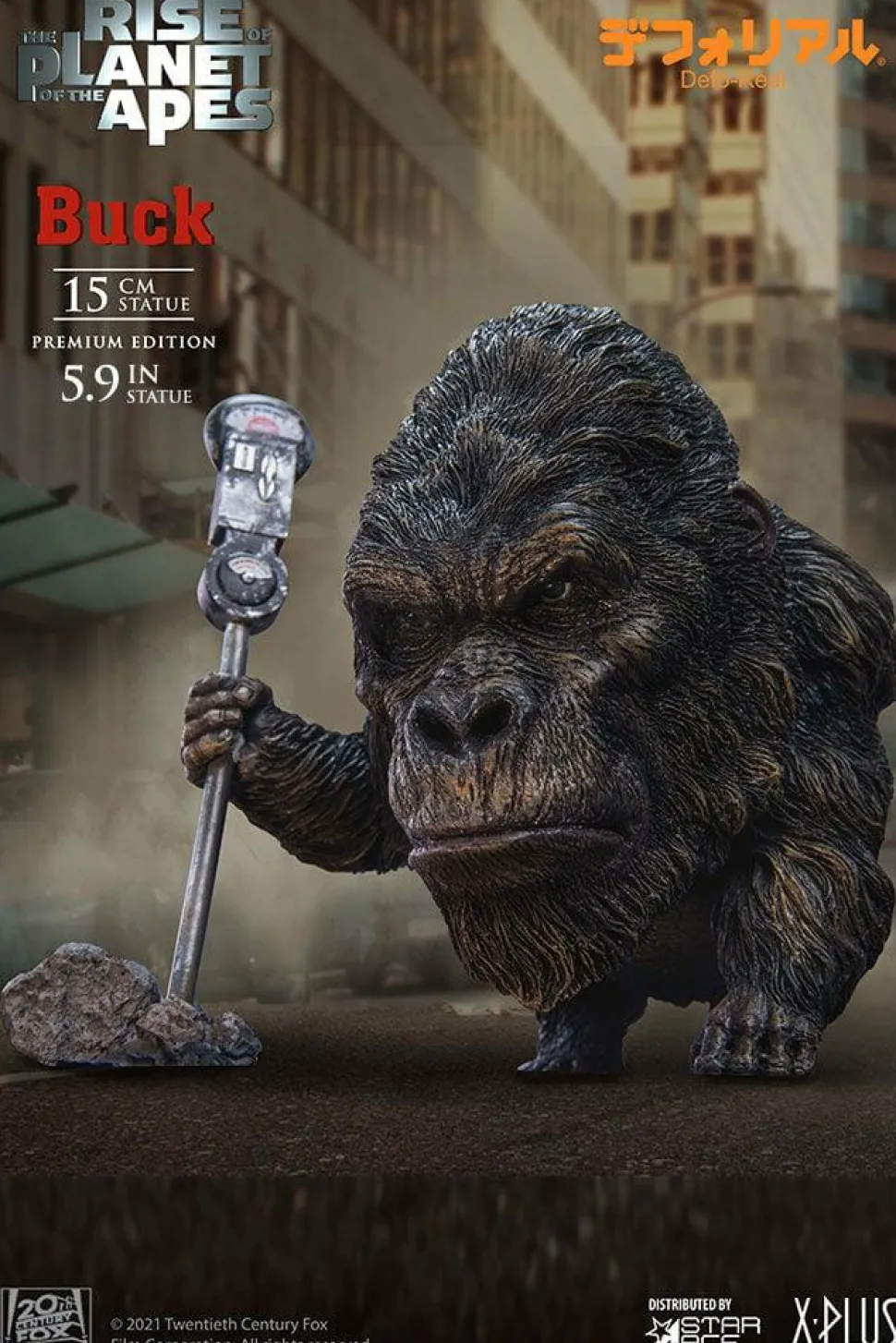 Rise of the Planet of the Apes - Buck Deluxe Defo-Real 6” Vinyl Statue