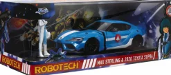 Robotech - Max Sterling & 2020 Toyota Supra Anime Hollywood Rides 1/24th Scale Die-Cast Vehicle Replica