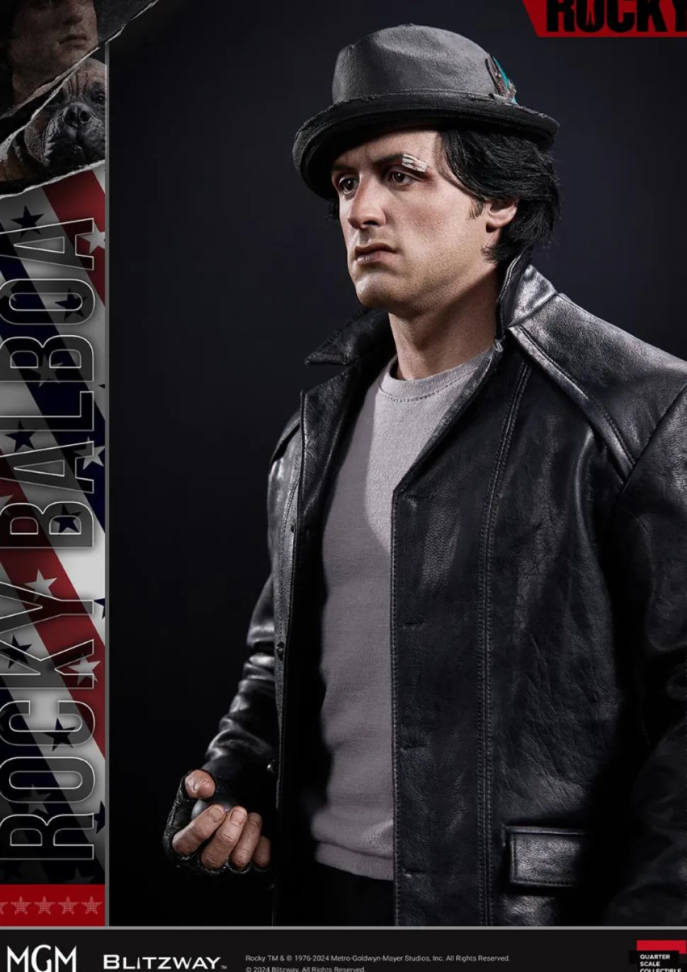 Rocky (1976) - Rocky Balboa & Butkus 1/4th Scale Statue
