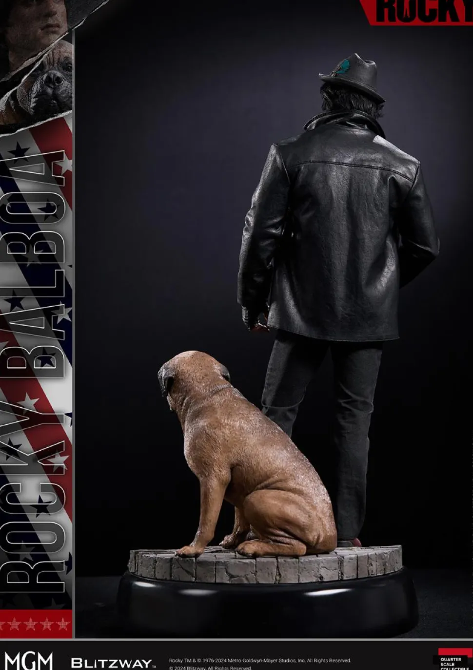 Rocky (1976) - Rocky Balboa & Butkus 1/4th Scale Statue