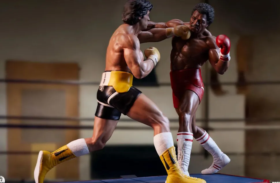 Rocky III - Rocky Balboa and Apollo Creed 1/4 Scale Diorama Statue
