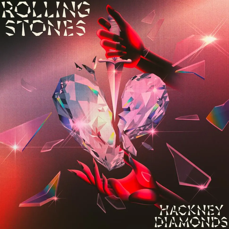 Rolling Stones - Hackney Diamonds LP Vinyl Record (Indie Exclusive Crystal Clear Vinyl)