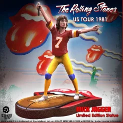 Rolling Stones - Mick Jagger US Tour '81 (Burgundy Jersey) 8.5