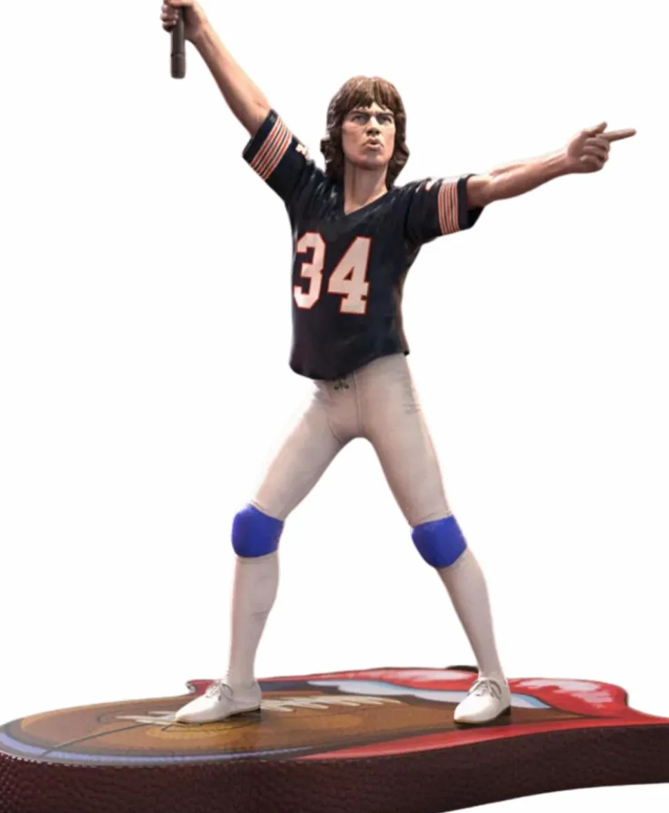 Rolling Stones - Mick Jagger US Tour '81 (Black Jersey) 8.5" Statue
