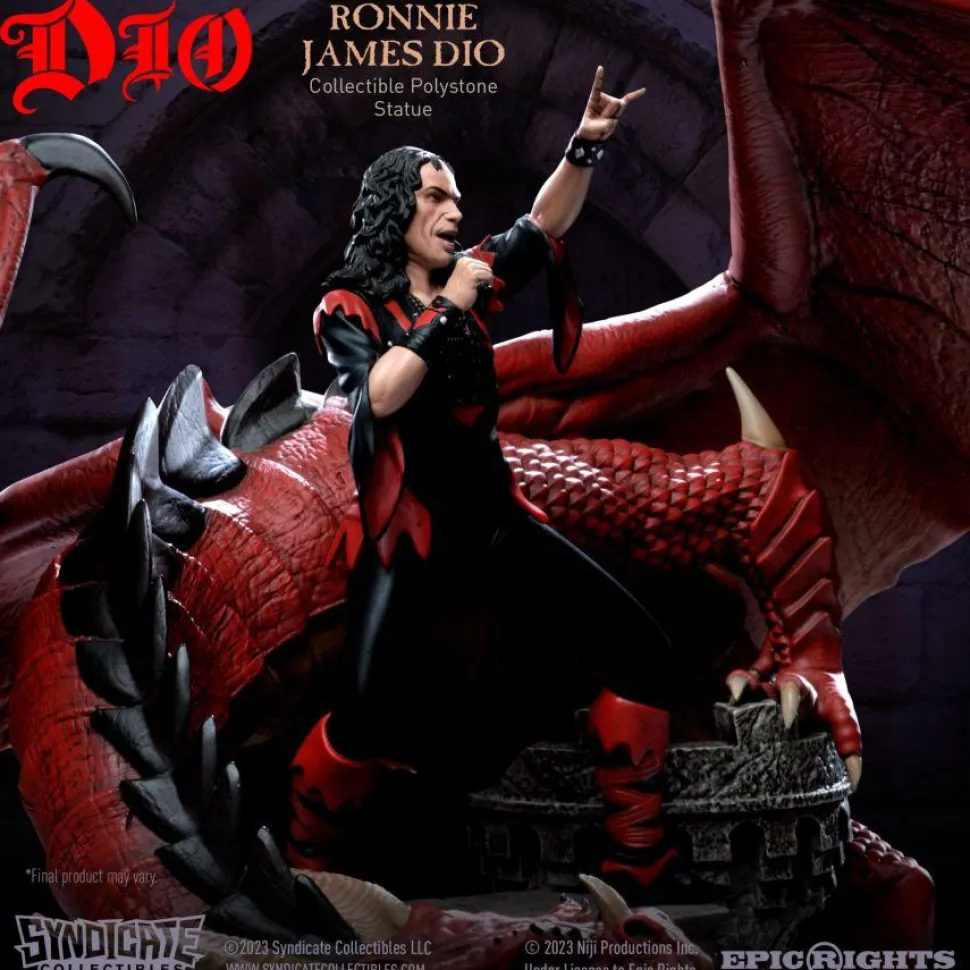Ronnie James Dio - Dio with Dragon 1/10th Scale Statue