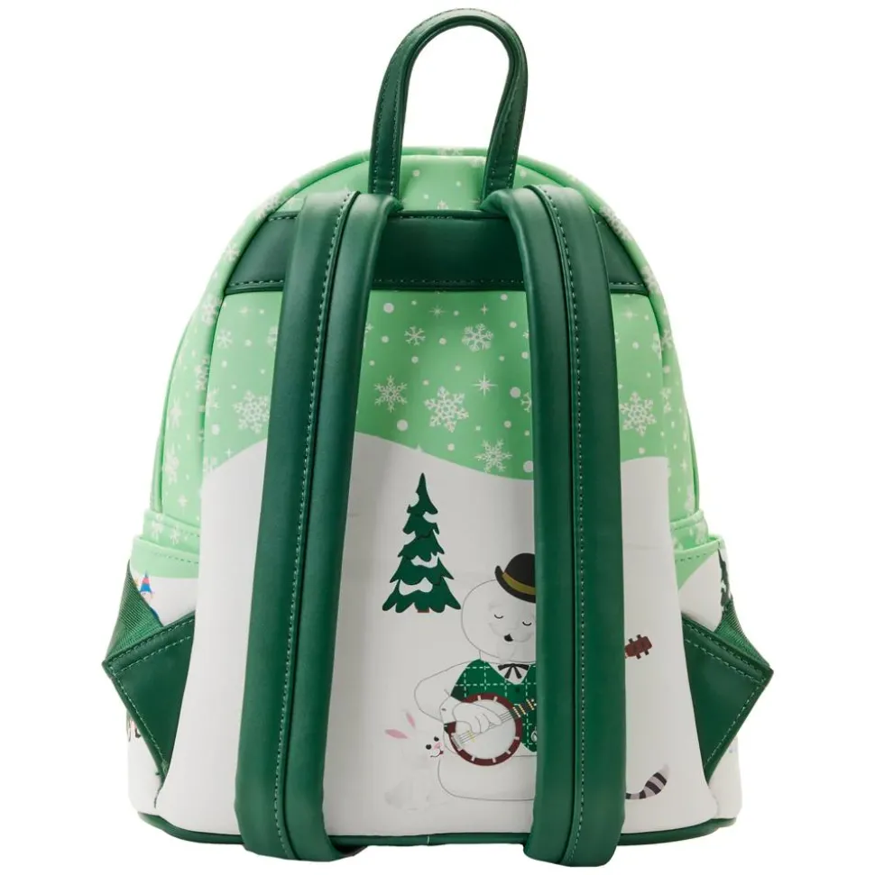 Rudolph the Red-Nosed Reindeer - Holiday Group Light Up 10” Faux Leather Mini Backpack