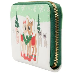 Rudolph the Red-Nosed Reindeer - Merry Couple 4” Faux Leather Zip-Around Wallet