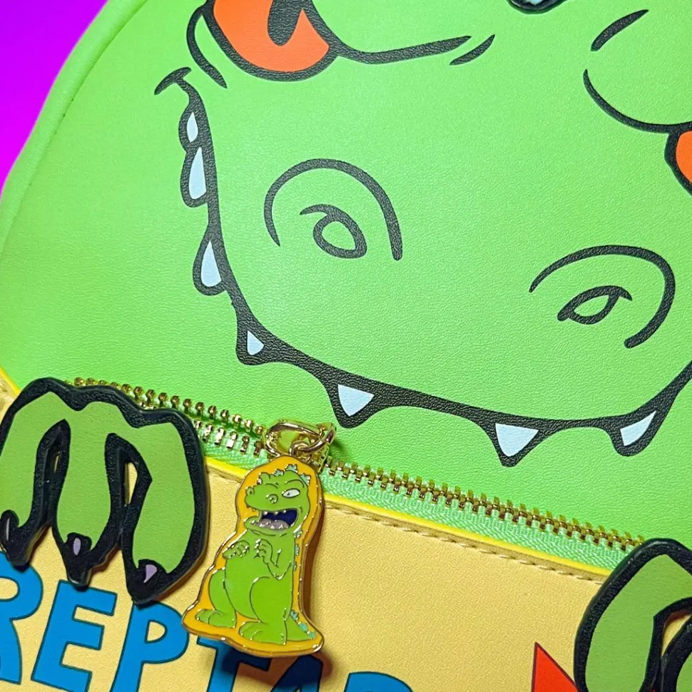 Rugrats - Reptar Bar 10” Faux Leather Mini Backpack