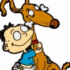 Rugrats - Tommy & Spike Enamel Pin