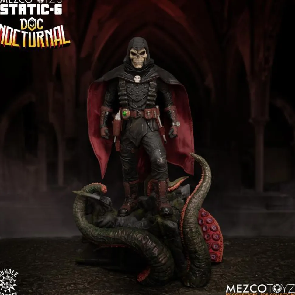 Rumble Society - Doc Nocturnal Static-6 1/6th Scale Statue