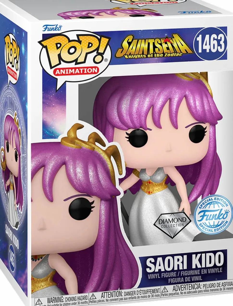 Saint Seiya: Knights of the Zodiac - Saori Kido (Athena) Diamond Glitter Pop! Vinyl Figure