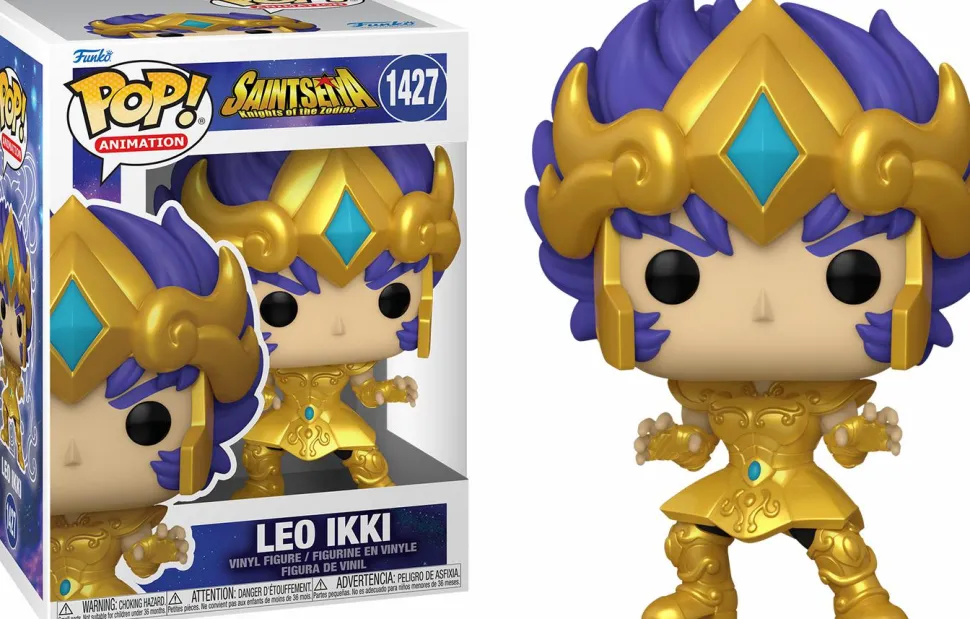 Saint Seiya: Knights of the Zodiac - Leo Ikki in Gold Suit Pop! Vinyl Figure