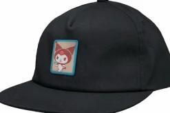 Sanrio - Girl x Sanrio Woodland Wonder Kuromi Black Snapback Hat (One Size)
