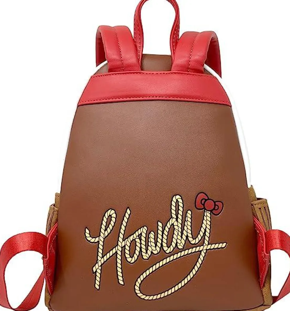 Sanrio - Hello Kitty Western Cosplay 10" Faux Leather Mini Backpack