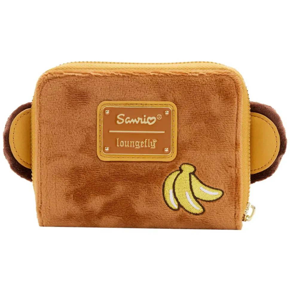 Sanrio - Monkichi Cosplay 4” Faux Leather Zip-Around Wallet