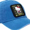 Sanrio x My Hero Academia - Hello Kitty Embroidered Patch Pigment Dyed Adjustable Hat