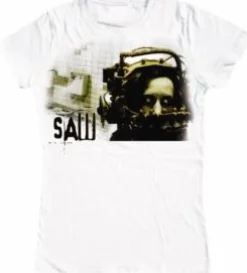 Saw - Head in Bear Trap and Logo Female T-Shirt