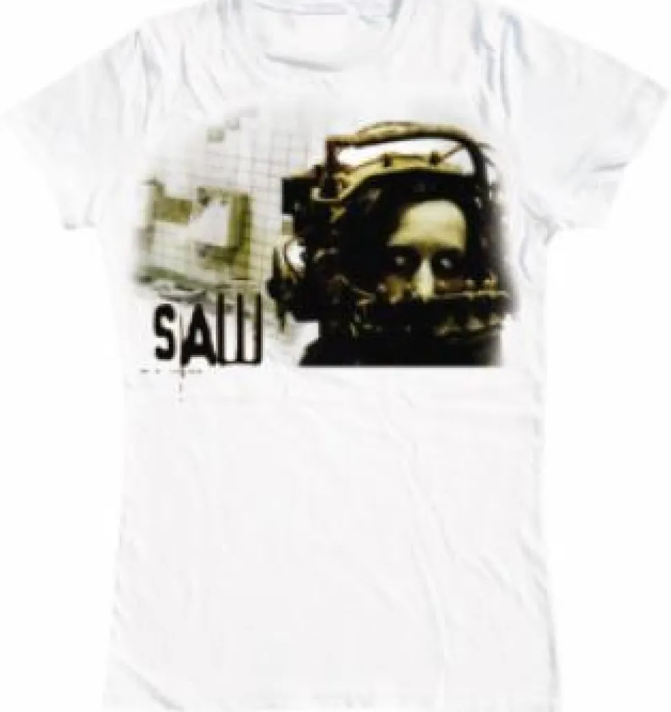 Saw - Head in Bear Trap and Logo Female T-Shirt