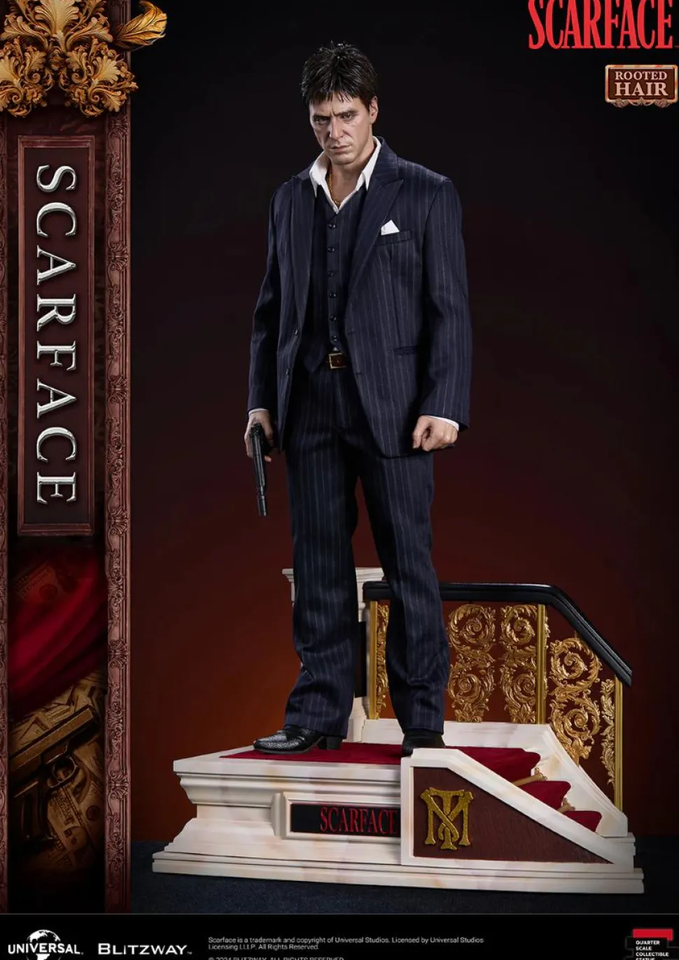 Scarface - Tony Montana (Rooted Hair Version) 1/4th Scale Statue