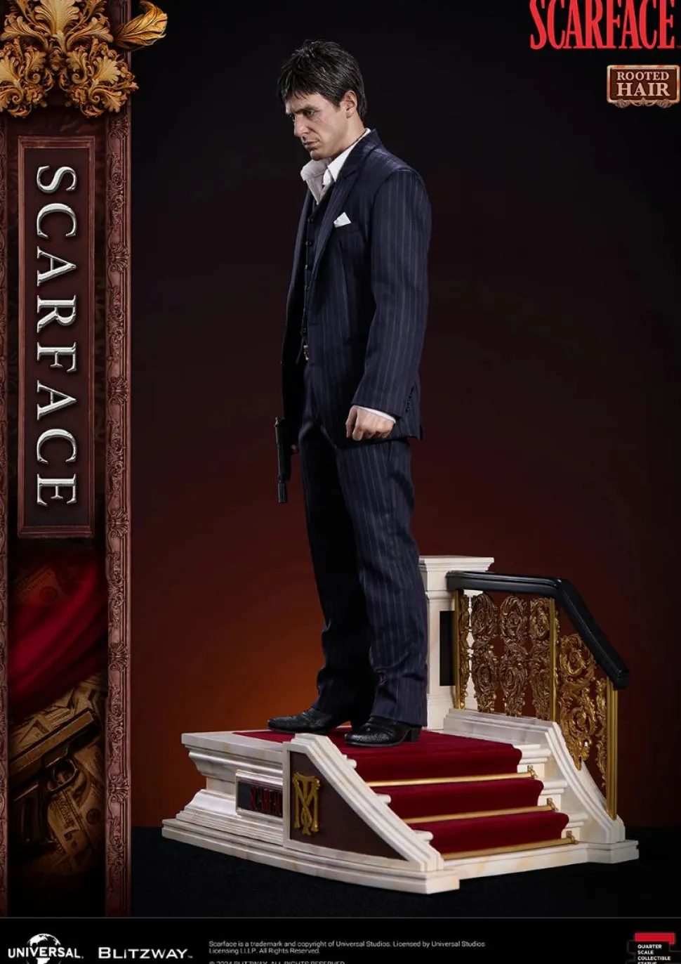Scarface - Tony Montana (Rooted Hair Version) 1/4th Scale Statue