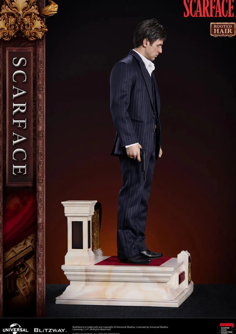 Scarface - Tony Montana (Rooted Hair Version) 1/4th Scale Statue