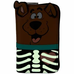 Scooby Doo - Skeleton Cosplay Glow in the Dark 4" Faux Leather Zip-Around Wallet