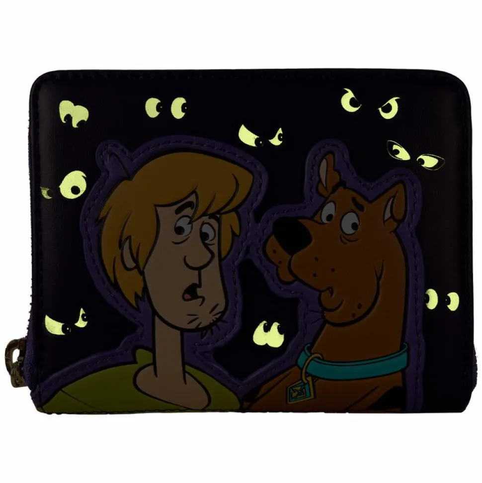 Scooby-Doo - Glow in the Dark 4" Faux Leather Zip-Around Wallet